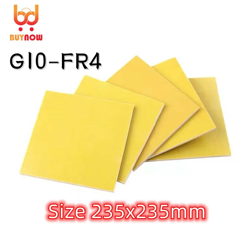 

235x235mm G10 Yellow Epoxy Resin Board FR4 Light-green Fiberglass Board 3240 Black Insulating Fiberglass Board Processing Custom