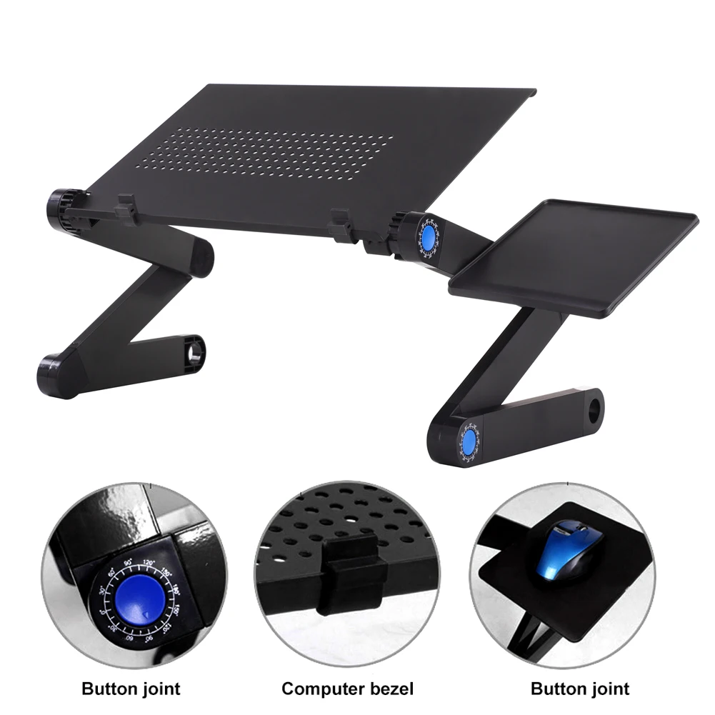 Подставка для ноутбука Регулируемая Складная из алюминиевого сплава, с подставкой для мыши и углом наклона 360 градусов
Подставка для ноутбука Регулируемая Складная из алюминиевого сплава, с подставкой для мыши и углом наклона 360 градусов