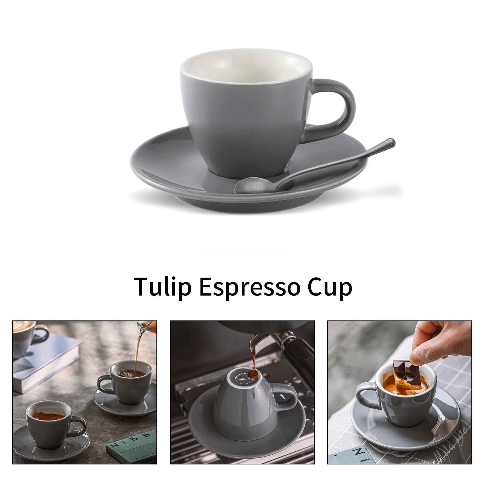 MHW-3BOMBER Ceramic Tea Espresso Cup and Saucers with Espresso Spoons Set Professional Home Barista Cafe Tools Coffee Accessorie
MHW-3BOMBER Ceramic Tea Espresso Cup and Saucers with Espresso Spoons Set Professional Home Barista Cafe Tools Coffee Accessorie