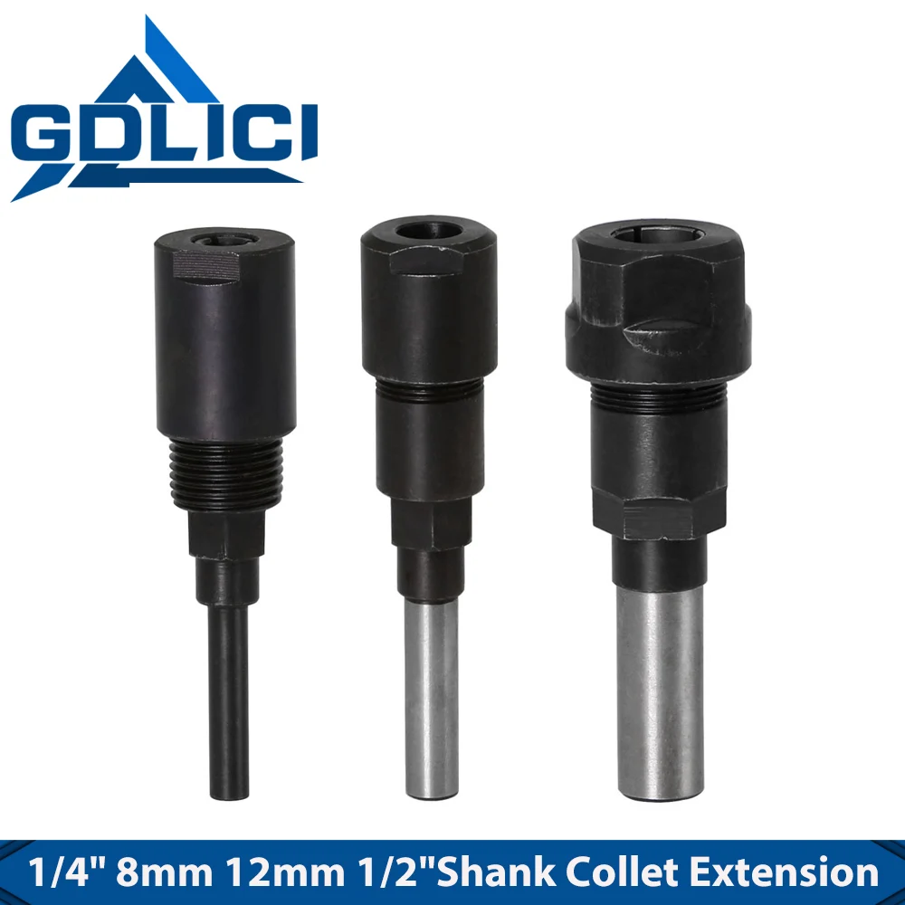 GDLICI 1/4" 8mm 1/2"Shank Milling Cutter Router Bits Collet Extension CNC Engraving Machine Extension Rod
GDLICI 1/4" 8mm 1/2"Shank Milling Cutter Router Bits Collet Extension CNC Engraving Machine Extension Rod