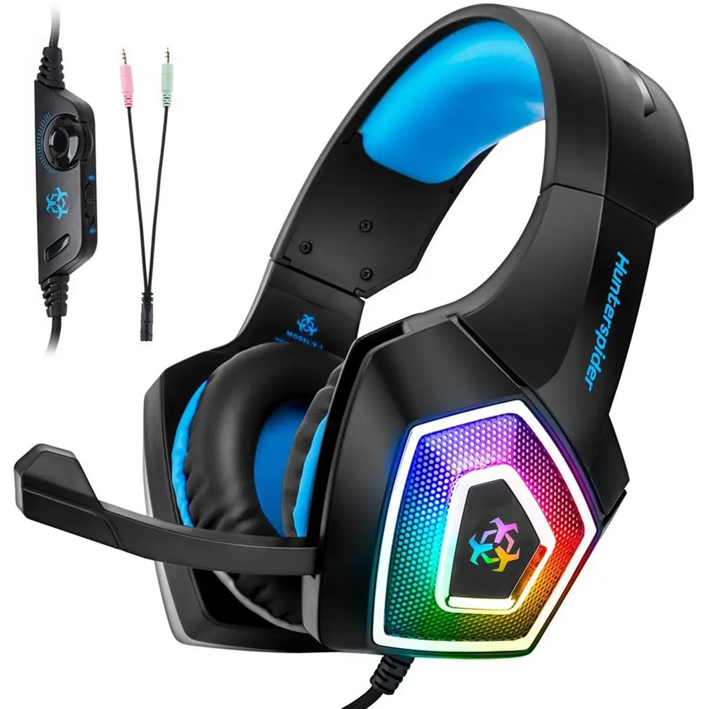 V1 Gaming Headset With Mic For Headphones Stereo Over Ear Bass Noise Canceling Head-mounted Soft Memory Earmuffs
V1 Gaming Headset With Mic For Headphones Stereo Over Ear Bass Noise Canceling Head-mounted Soft Memory Earmuffs