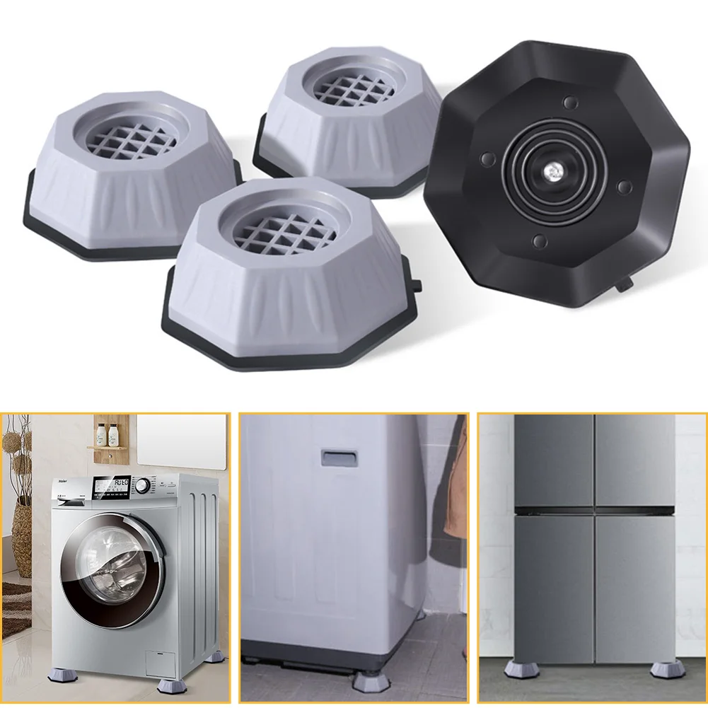 4Pcs Anti-Vibration Pads for Washing Machine 4cm Heighten Noise Cancelling Mats Anti-Walking Anti-slip Pads for Washer and Dryer
4Pcs Anti-Vibration Pads for Washing Machine 4cm Heighten Noise Cancelling Mats Anti-Walking Anti-slip Pads for Washer and Dryer