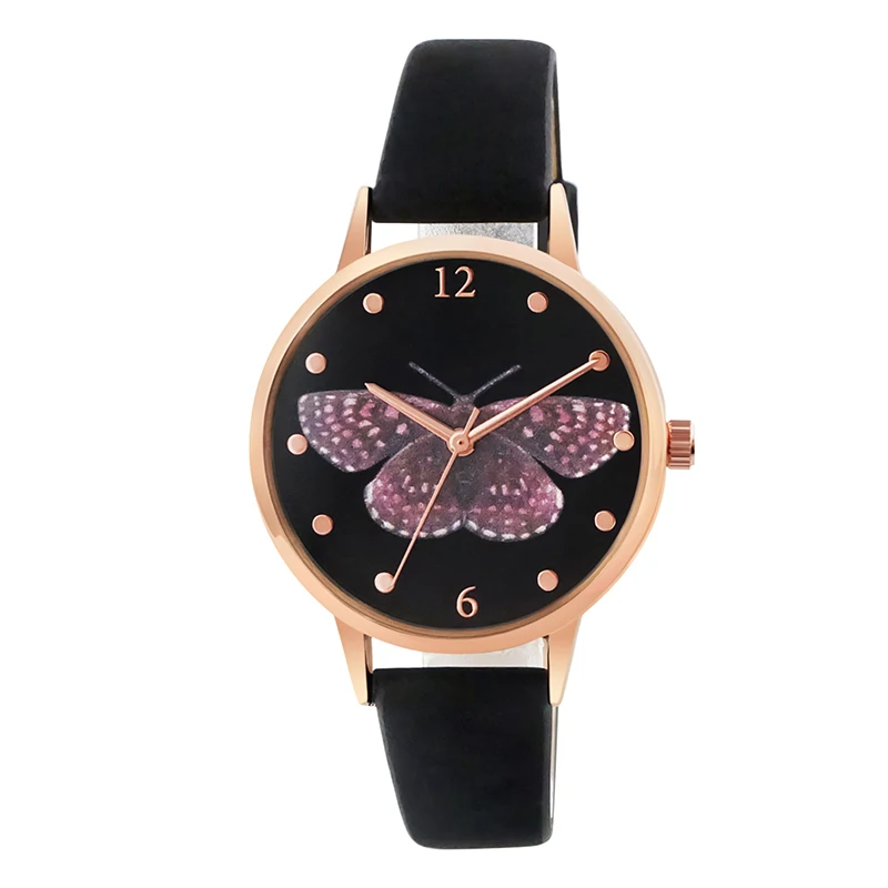 Часы женские кварцевые с 3d-рисунком бабочки
Часы женские кварцевые с 3d-рисунком бабочки