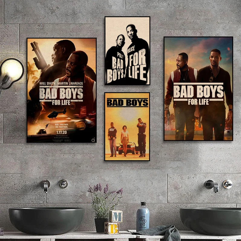 Bad Boys Retro Kraft Paper Poster Vintage Room Bar Cafe Decor Aesthetic Art Wall Painting
Bad Boys Retro Kraft Paper Poster Vintage Room Bar Cafe Decor Aesthetic Art Wall Painting
