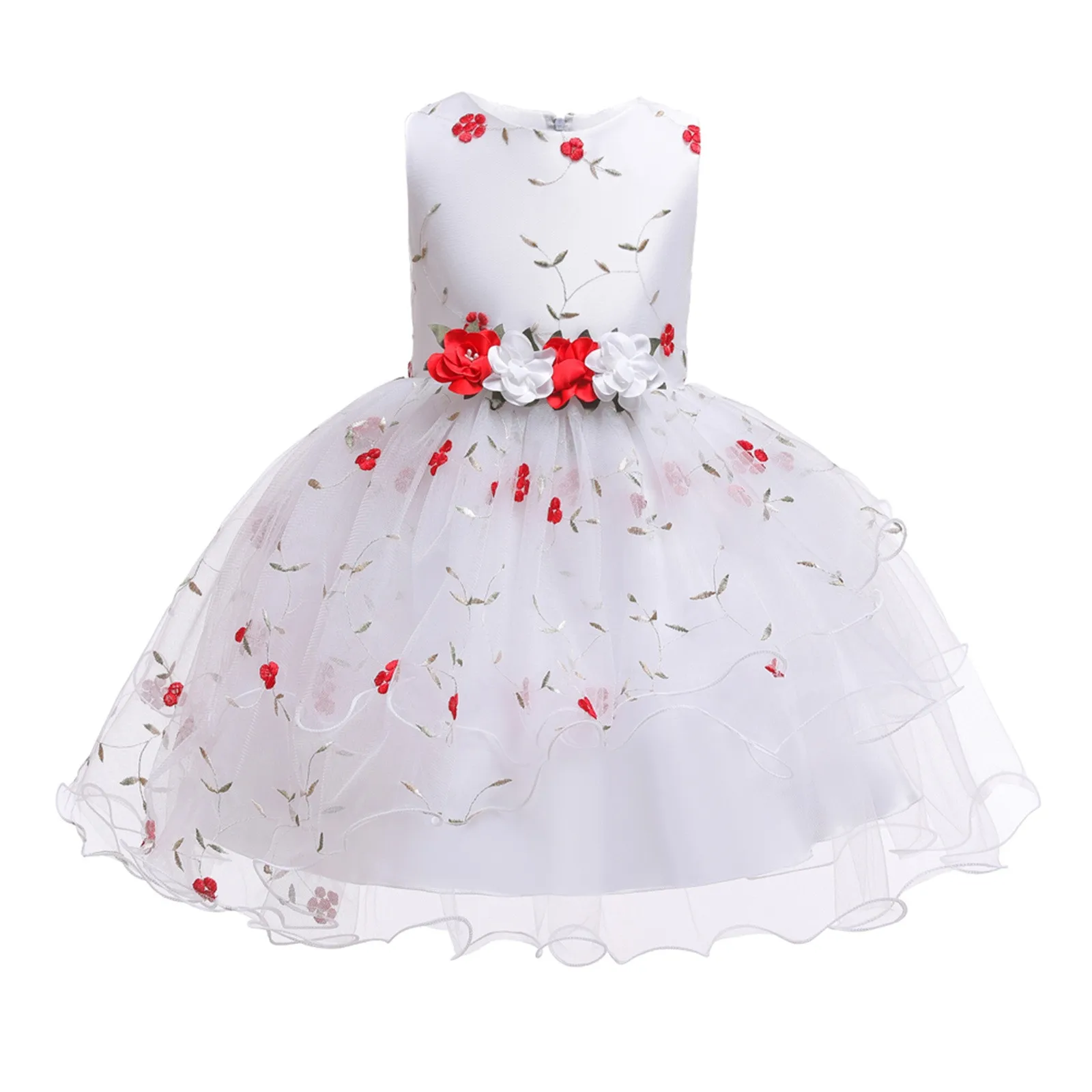 2-10Y Kid Children Girl Party Dress Summer Sleeveless Floral Embroidered Tulle Ball Gown Princess Prom Dress Outfits Clothes
2-10Y Kid Children Girl Party Dress Summer Sleeveless Floral Embroidered Tulle Ball Gown Princess Prom Dress Outfits Clothes