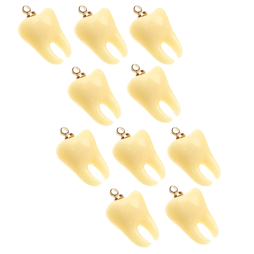 10 Pcs Gift Tooth Shape Pendant Charm Necklace Novelty Charms Resin Jewelry Teeth
10 Pcs Gift Tooth Shape Pendant Charm Necklace Novelty Charms Resin Jewelry Teeth