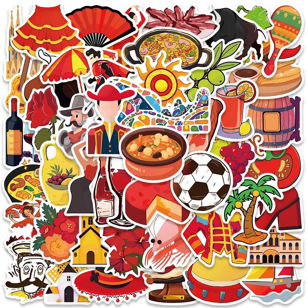10/50Pcs Red Romantic Spanish Style Graffiti Stickers Luggage Computer Phone Water Cup Personalized DIY Decorative Stickers
10/50Pcs Red Romantic Spanish Style Graffiti Stickers Luggage Computer Phone Water Cup Personalized DIY Decorative Stickers
