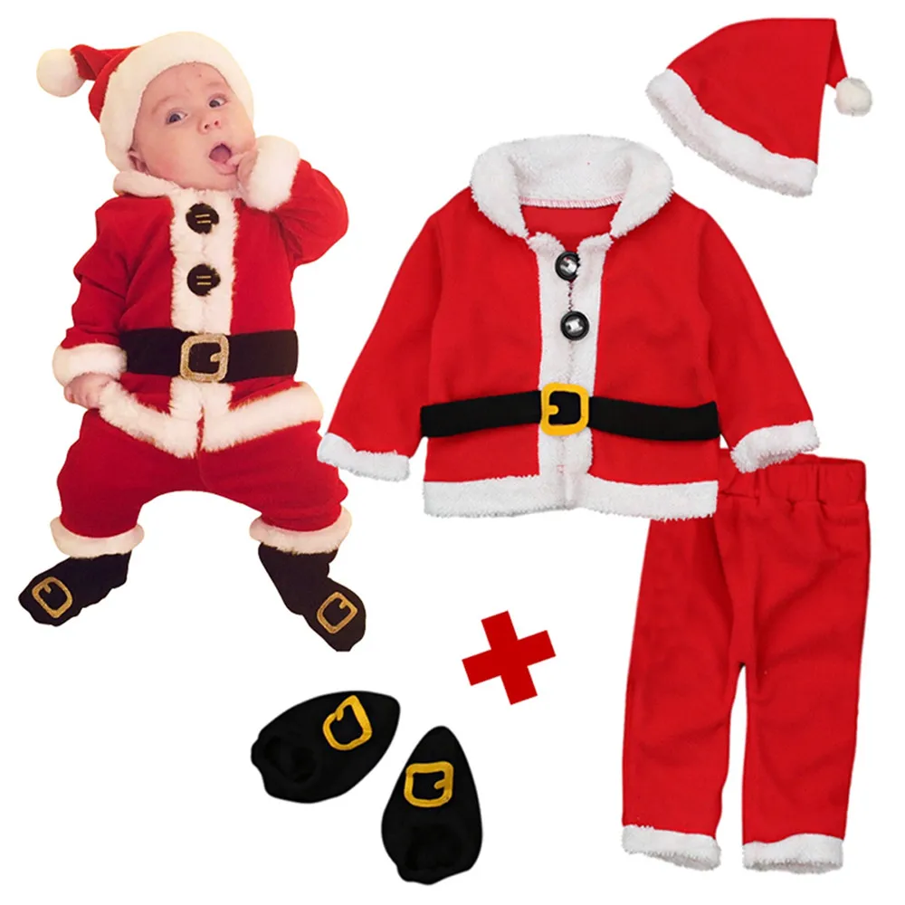 Baby Boy Girl Christmas Santa Claus Clothes Set Coat Top Pants Hat Socks 0-24M Newborn Infant Toddler Festival Costume Outfits
Baby Boy Girl Christmas Santa Claus Clothes Set Coat Top Pants Hat Socks 0-24M Newborn Infant Toddler Festival Costume Outfits