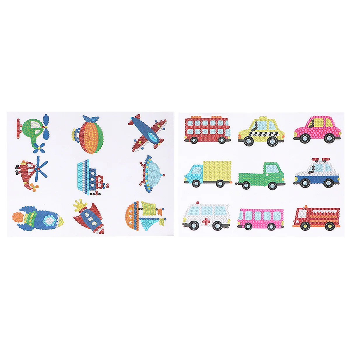 2 Sheets Kids Beads Painting DIY Beads Painting Dimond Paintings Cartoon Diamond Drawings Kids Stickers DIY Diamond Sticker
2 Sheets Kids Beads Painting DIY Beads Painting Dimond Paintings Cartoon Diamond Drawings Kids Stickers DIY Diamond Sticker