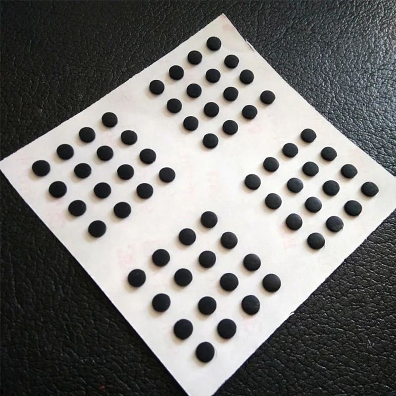 64 шт., силиконовые противоскользящие бамперы, 4 х1 мм 
64 шт., силиконовые противоскользящие бамперы, 4 х1 мм