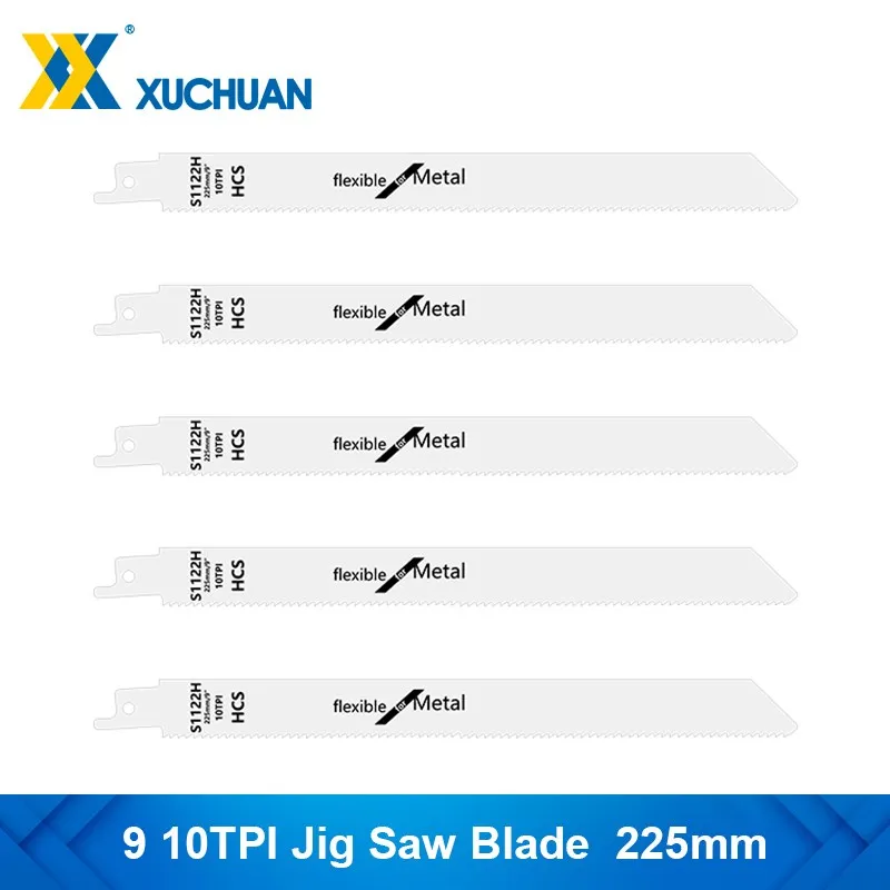 S1122H HCS Jig Saw Blade 9inch 10TPI Jigsaw Blades for Metel Cutting Power Tool Saber Saw Saw Blade Reciprocating Saw Blades
S1122H HCS Jig Saw Blade 9inch 10TPI Jigsaw Blades for Metel Cutting Power Tool Saber Saw Saw Blade Reciprocating Saw Blades