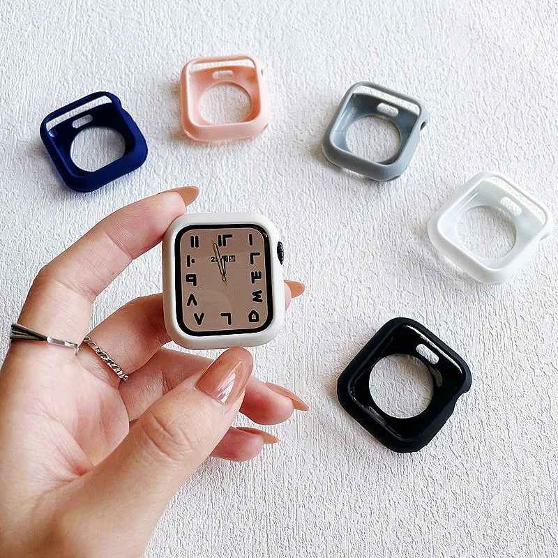 Silicone Cover for Apple Watch Cases 7 6 5 4 3 SE 41MM 45MM 42MM 44MM 40MM Protection Shell for IWatch Series 7 6 5 38MM Bumper
Silicone Cover for Apple Watch Cases 7 6 5 4 3 SE 41MM 45MM 42MM 44MM 40MM Protection Shell for IWatch Series 7 6 5 38MM Bumper
