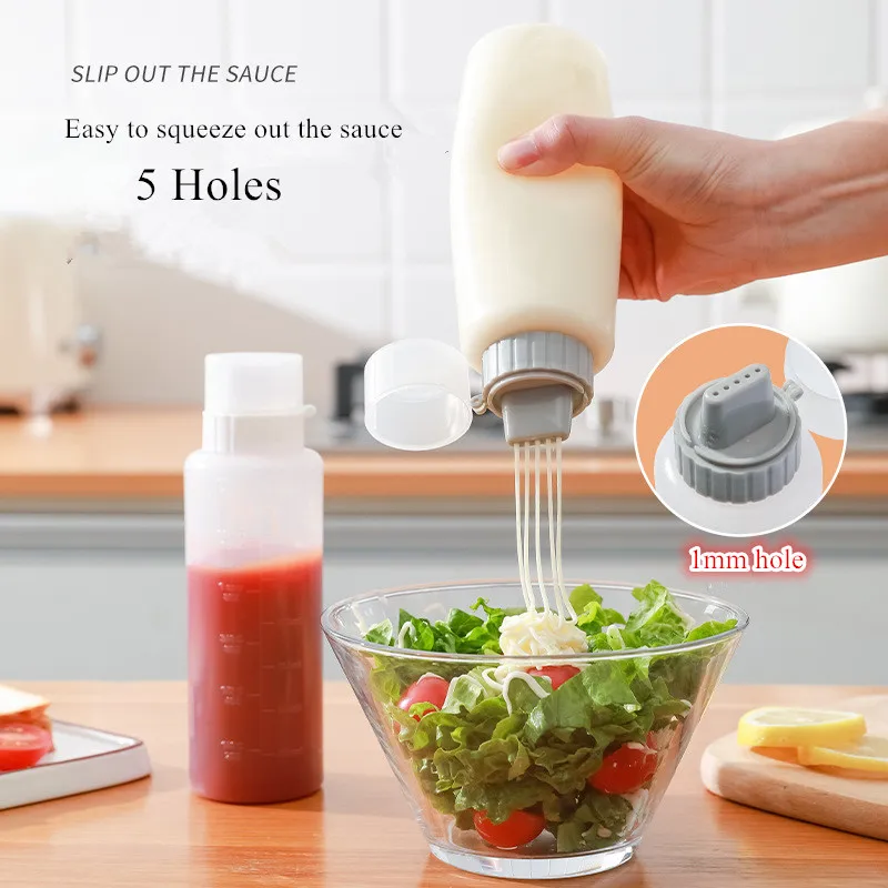 1Pcs Condiment Squeeze Bottles 350/175ml 5 Hole Ketchup Mustard Bottle Transparent Mayo Honey Dispenser Sauces Storage Container
1Pcs Condiment Squeeze Bottles 350/175ml 5 Hole Ketchup Mustard Bottle Transparent Mayo Honey Dispenser Sauces Storage Container
