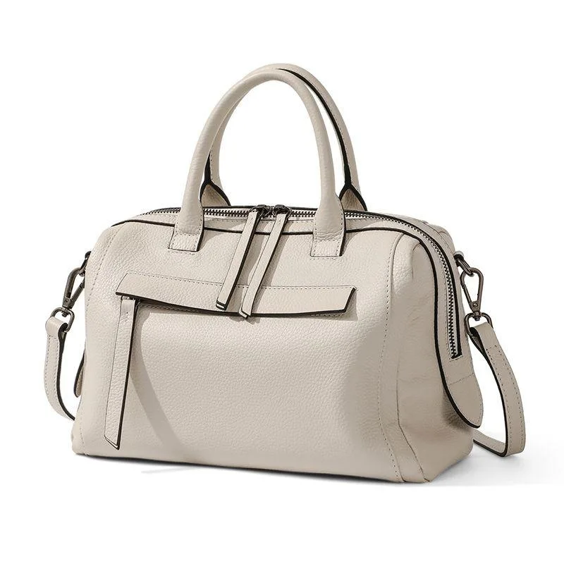 Korean Fashion Top Handle Trend Boston Designer Handbags Women'S Genuine Leather Casual Tote Messenger Shoulder Bags For Ladies
Korean Fashion Top Handle Trend Boston Designer Handbags Women'S Genuine Leather Casual Tote Messenger Shoulder Bags For Ladies