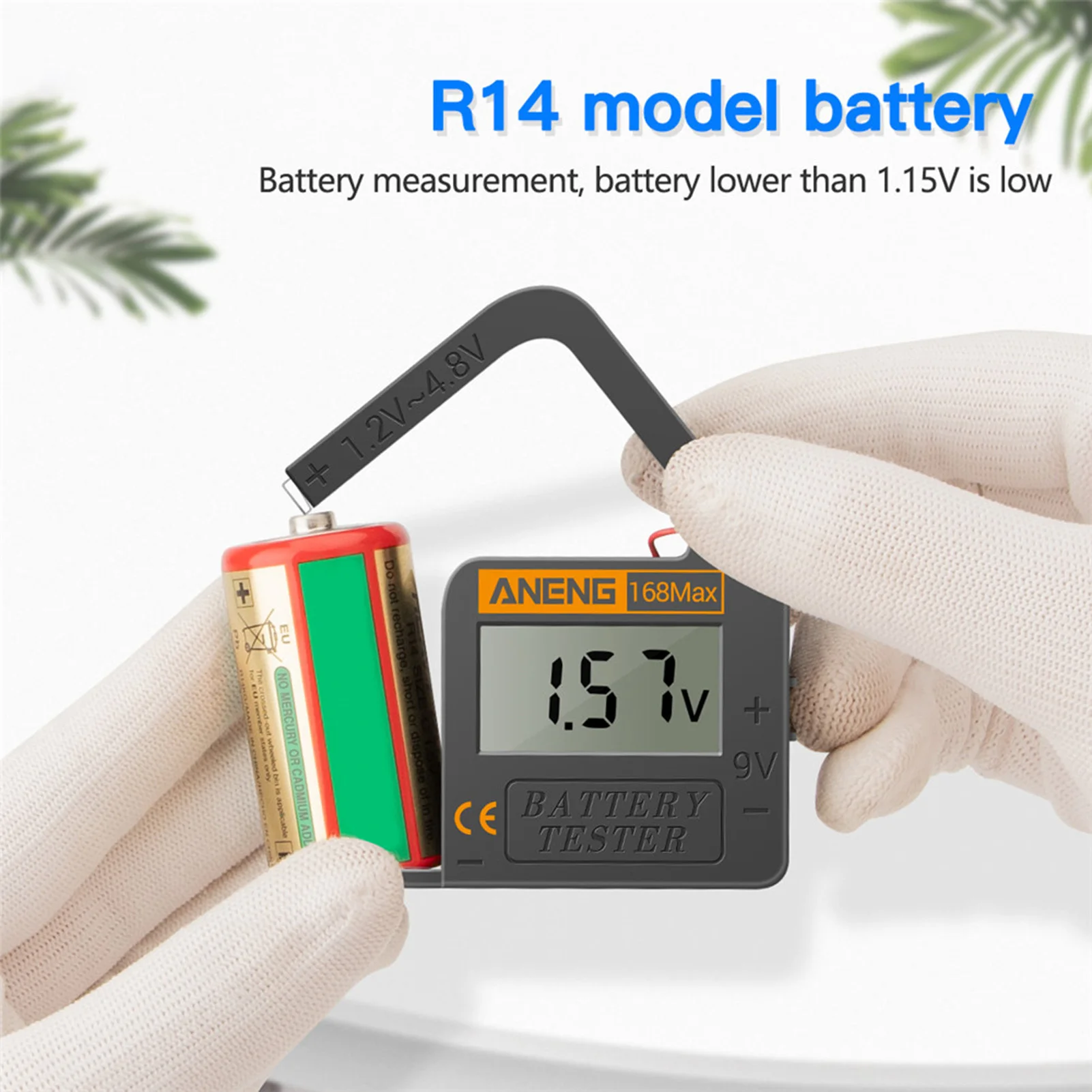 Small Battery Tester Universal Battery Checker Batteries Monitor Baterry Reader For AA AAA C D 1.5V 3.7V 9V 1.5V Button Cell
Small Battery Tester Universal Battery Checker Batteries Monitor Baterry Reader For AA AAA C D 1.5V 3.7V 9V 1.5V Button Cell