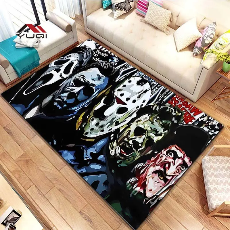 Horror Movie Characters Rug for Bedroom Living Room Carpet for Kitchen Floor Mats Home Decor Non-Slip Floor Pad Rug 15 Sizes 
Horror Movie Characters Rug for Bedroom Living Room Carpet for Kitchen Floor Mats Home Decor Non-Slip Floor Pad Rug 15 Sizes
