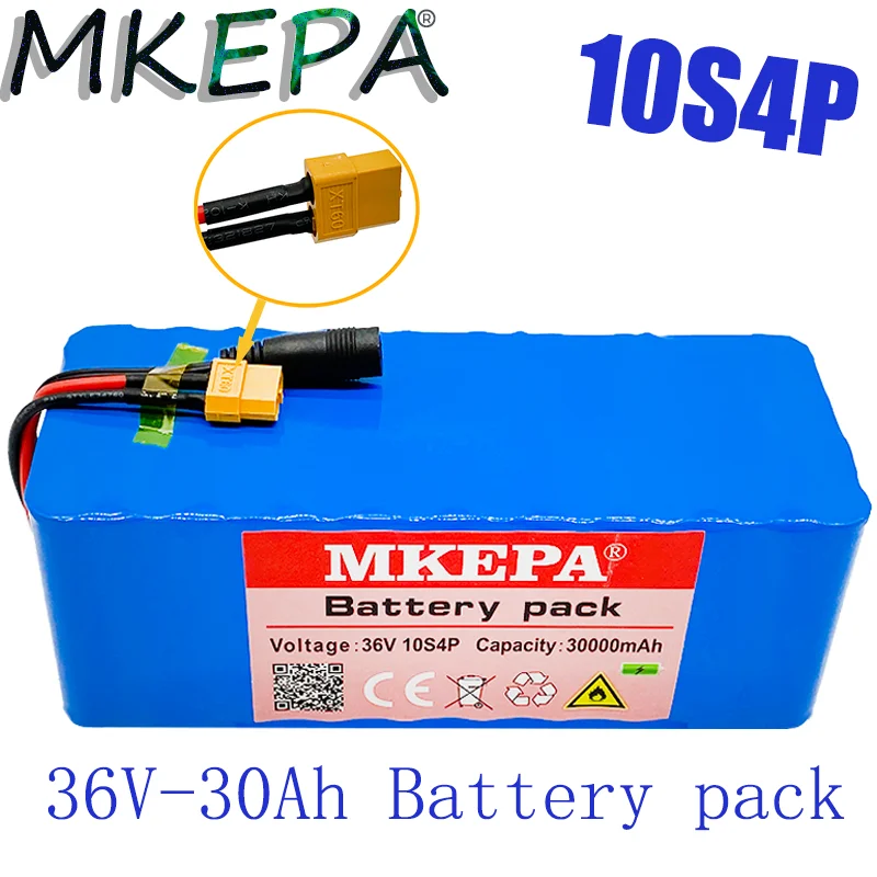 36V 10S4P 30Ah battery pack 500W high power battery 42V 30000mAh Ebike electric bicycle BMS 42v battery with xt60 plug
36V 10S4P 30Ah battery pack 500W high power battery 42V 30000mAh Ebike electric bicycle BMS 42v battery with xt60 plug