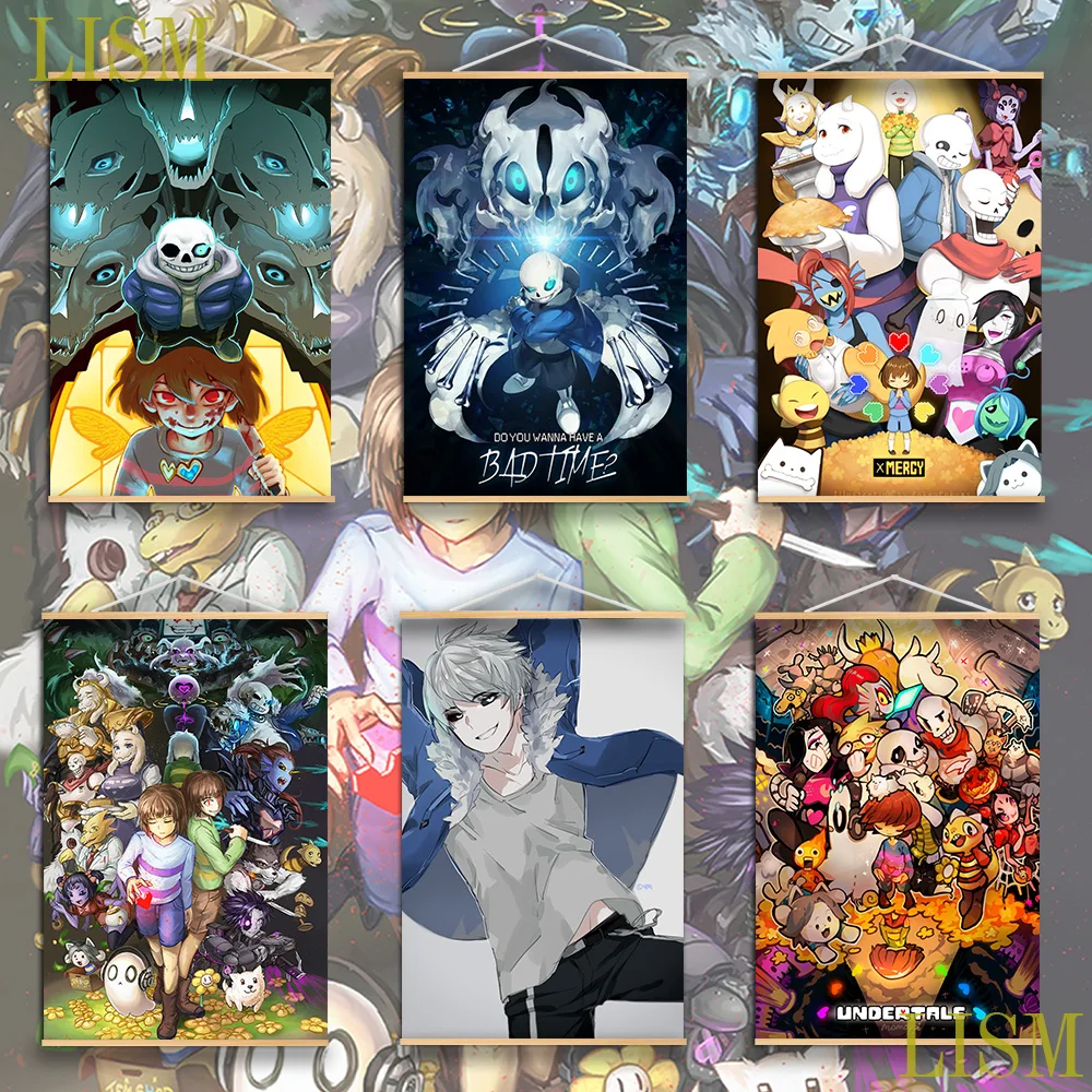 undertale Anime Poster manga Wall Decoration Prints with solid wood hanging scroll for Room Home Decor
undertale Anime Poster manga Wall Decoration Prints with solid wood hanging scroll for Room Home Decor
