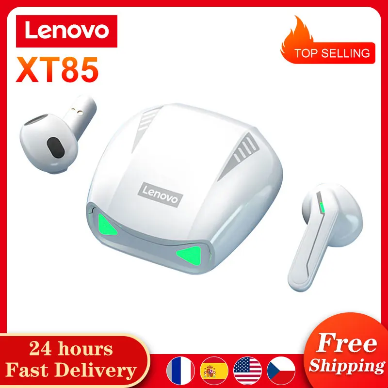 Lenovo XT85 Original Wireless Headphones with Mic In-ear Music Earphone Bluetooth 5.0 Earbuds Touch Control Sport Headset
Lenovo XT85 Original Wireless Headphones with Mic In-ear Music Earphone Bluetooth 5.0 Earbuds Touch Control Sport Headset