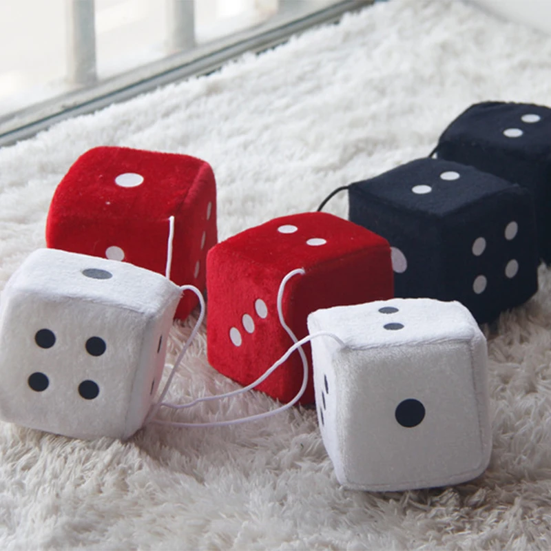 2Pcs Multicolor Plush Dices Car Hanging Pendant Dice Automobiles Rear View Mirror Charms Hanging Suspension Ornaments Decoration
2Pcs Multicolor Plush Dices Car Hanging Pendant Dice Automobiles Rear View Mirror Charms Hanging Suspension Ornaments Decoration