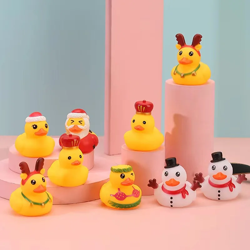 Christmas Little Yellow Duck Children Bathing Duck Toy Pinch Pinch Called Snowman Playing in Water Modeling Spot Wholesale
Christmas Little Yellow Duck Children Bathing Duck Toy Pinch Pinch Called Snowman Playing in Water Modeling Spot Wholesale