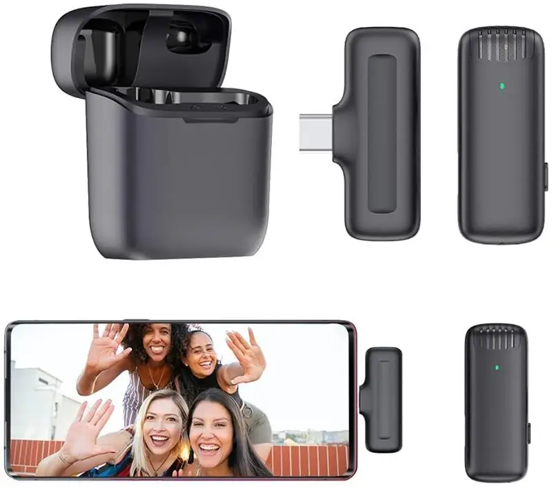 Беспроводной петличный микрофон для IPhone Type-C, микрофон Sem Fio Youtuber Live Mini с зарядным чехлом, микрофон с шумоподавлением
Беспроводной петличный микрофон для IPhone Type-C, микрофон Sem Fio Youtuber Live Mini с зарядным чехлом, микрофон с шумоподавлением