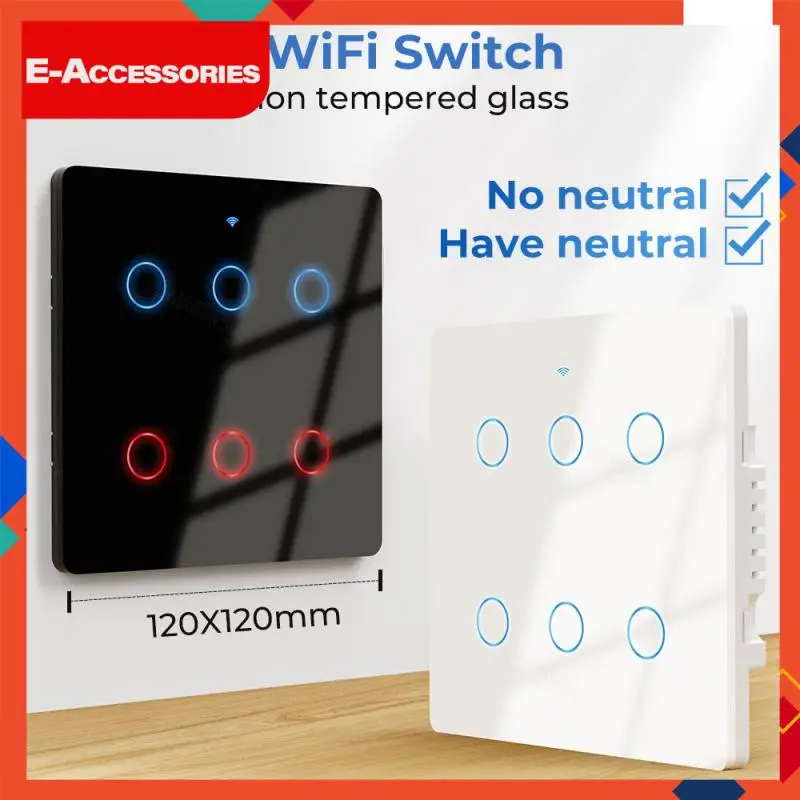 

Voice Remote Control Wifi Touch Switches Tempered Glass Portable Brazil Light Switch Ac110 240v Timing Wall Switch Glass Panel