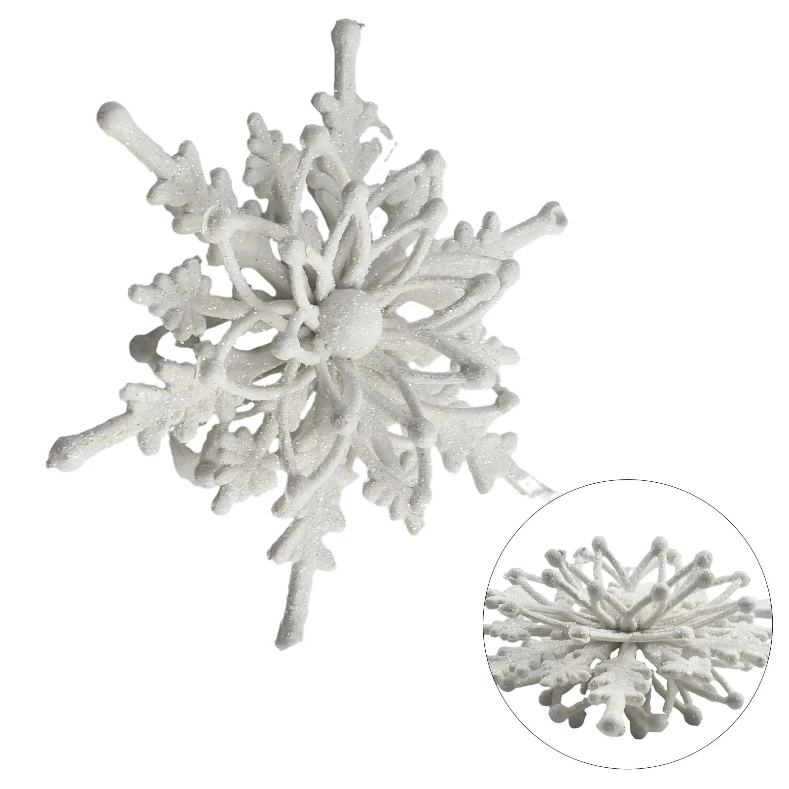 1pc Christmas 3D Snowflake Pendant Big Christmas Ice White Snowflake Xmas Hanging Pendant For New Year Party Home Decoration
1pc Christmas 3D Snowflake Pendant Big Christmas Ice White Snowflake Xmas Hanging Pendant For New Year Party Home Decoration