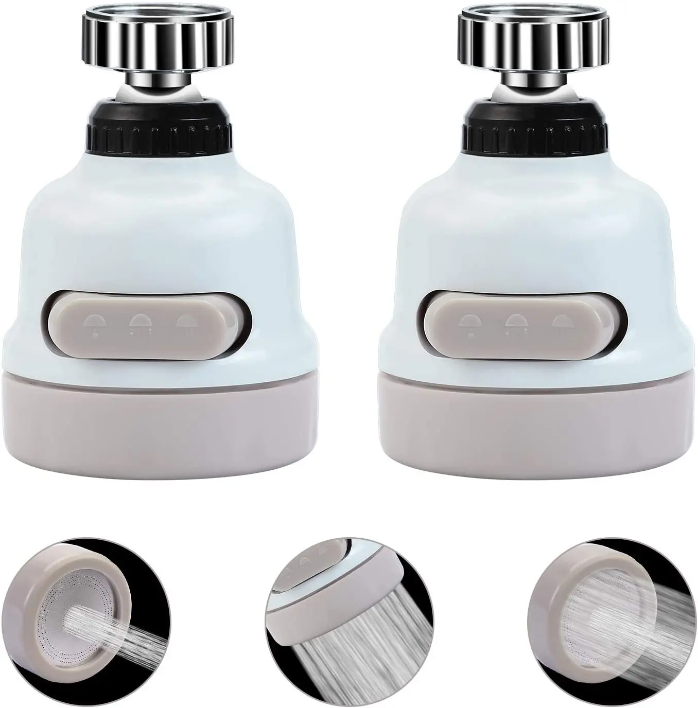 3 Modes Faucet Aerator 360 Degree Rotating Flexible WaterSaving High Pressure Filter Adapter Sprayer Kitchen Accessories
3 Modes Faucet Aerator 360 Degree Rotating Flexible WaterSaving High Pressure Filter Adapter Sprayer Kitchen Accessories