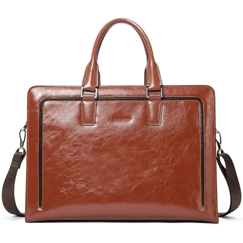 Lovely Women's Vintage Genuine Business 15.6" Briefcase Laptop Tote Shoulder Bag for Work or Travel.
Lovely Women's Vintage Genuine Business 15.6" Briefcase Laptop Tote Shoulder Bag for Work or Travel.