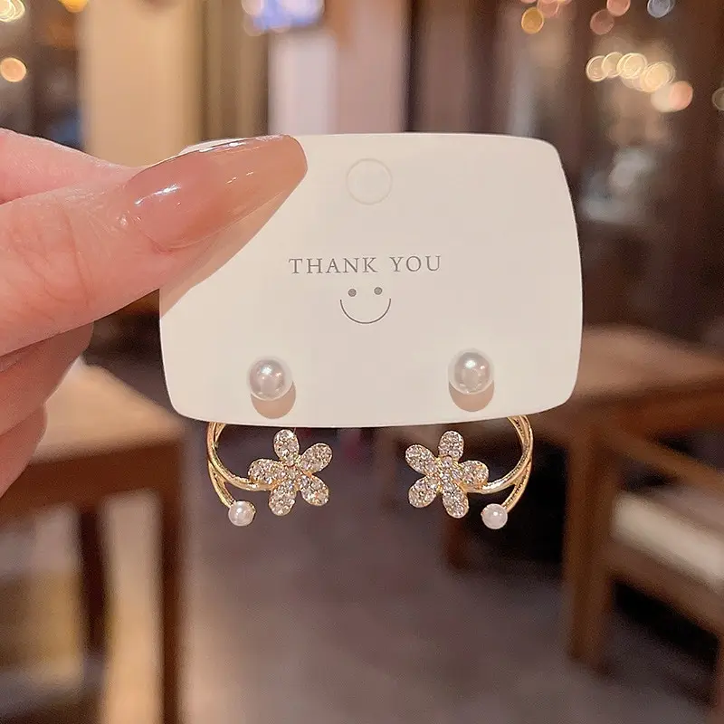 Flower Earrings Stud For Women Unusual Luxury Zircon Pearl Earring Wholesale 2023 New Fashion Jewelry Girlfriend Party Gift
Flower Earrings Stud For Women Unusual Luxury Zircon Pearl Earring Wholesale 2023 New Fashion Jewelry Girlfriend Party Gift