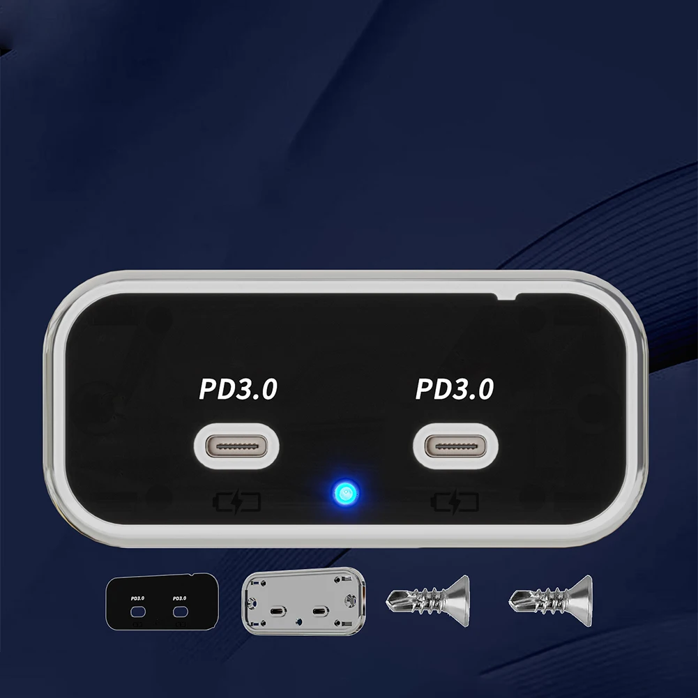 2 порта QC 3,0 PD Тип C USB-порт автомобильное быстрое зарядное устройство гнездо электрическая розетка крепление на панели водонепроницаемое зарядное устройство для автомобиля лодки
2 порта QC 3,0 PD Тип C USB-порт автомобильное быстрое зарядное устройство гнездо электрическая розетка крепление на панели водонепроницаемое зарядное устройство для автомобиля лодки