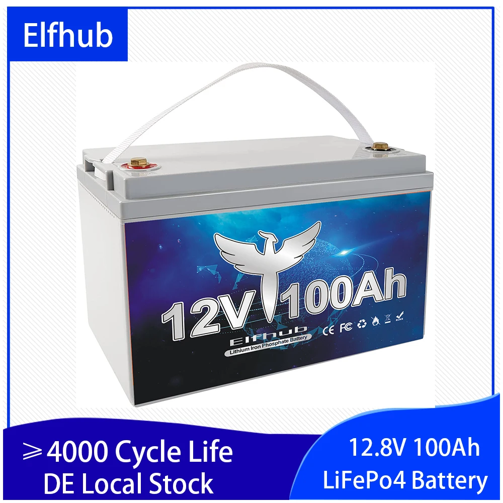 12V 100Ah LiFePO4 Battery Built-in BMS Lithium Iron Phosphate Cells For Replacing Most of Backup Power Home Energy Storage
12V 100Ah LiFePO4 Battery Built-in BMS Lithium Iron Phosphate Cells For Replacing Most of Backup Power Home Energy Storage
