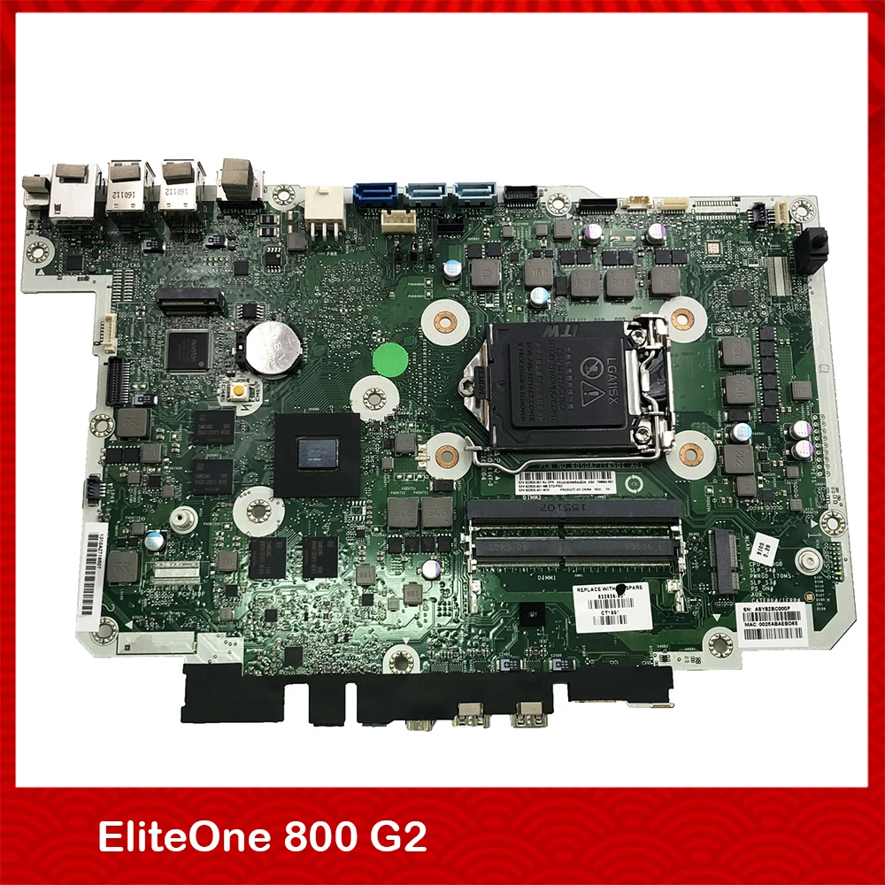 Original All-In-One Motherboard For HP EliteOne 800 G2 822826-001 601 798964-001 Perfect Test Good Quality 
Original All-In-One Motherboard For HP EliteOne 800 G2 822826-001 601 798964-001 Perfect Test Good Quality