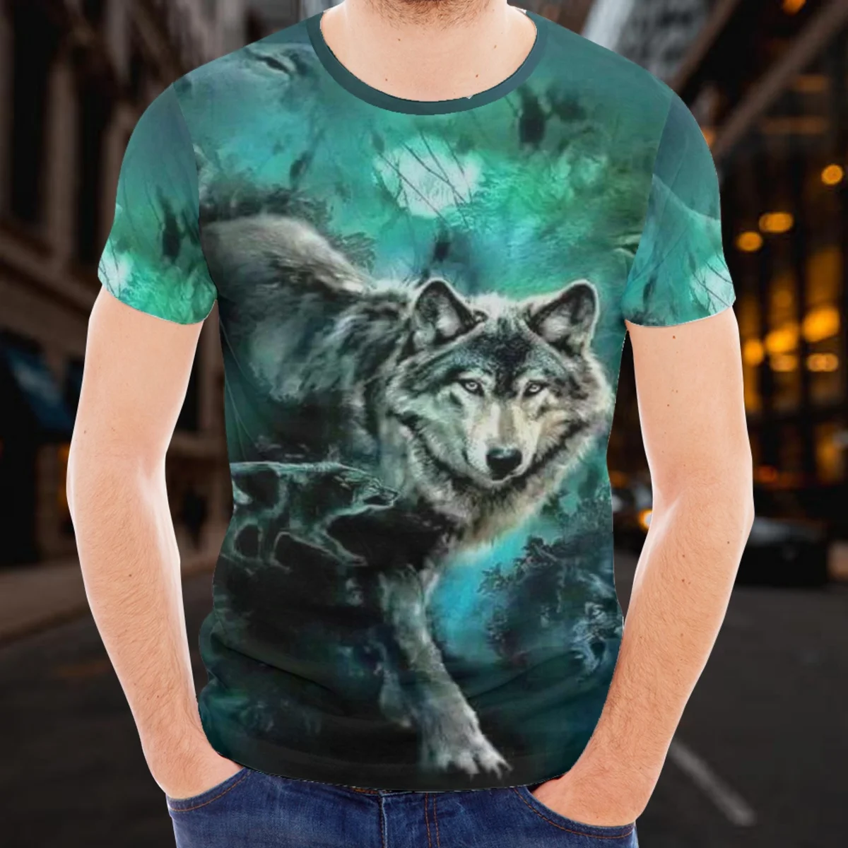 Летние мужские большие футболки с коротким рукавом 3D крутой Волк Дизайн Полиэстер Спортивные топы для фитнеса в тренажерном зале трендовая футболка с животным рисунком 
Летние мужские большие футболки с коротким рукавом 3D крутой Волк Дизайн Полиэстер Спортивные топы для фитнеса в тренажерном зале трендовая футболка с животным рисунком