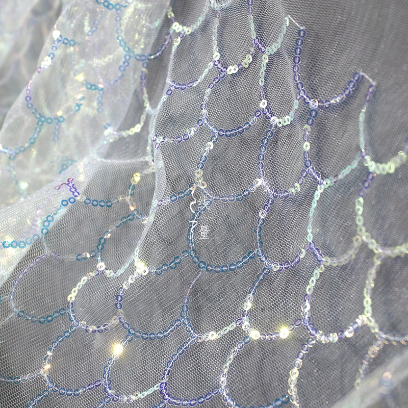 Русалка сетка лазерные блестки Рыба масштаб ткань дети Сделай Сам платье сценический подарок одежда ткань 
Русалка сетка лазерные блестки Рыба масштаб ткань дети Сделай Сам платье сценический подарок одежда ткань