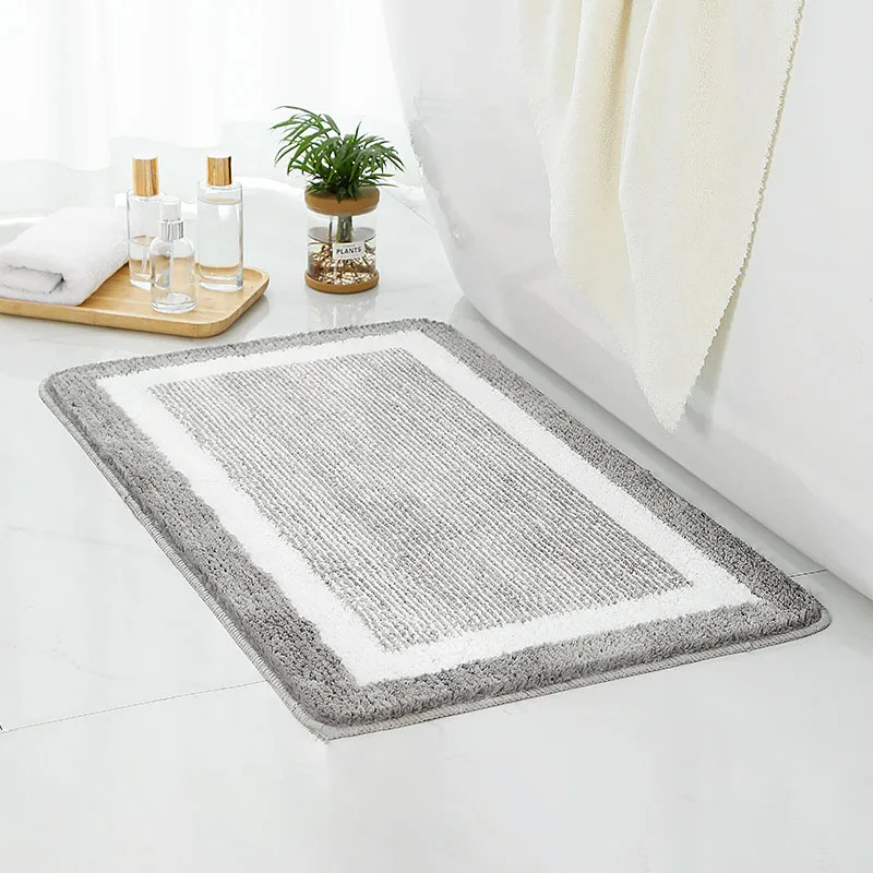 Bathroom Doormats Modern Simple Style Household Quick Dry Floor Mat Non-slip Carpet Skin-friendly Machine Washable Kitchen Rug
Bathroom Doormats Modern Simple Style Household Quick Dry Floor Mat Non-slip Carpet Skin-friendly Machine Washable Kitchen Rug