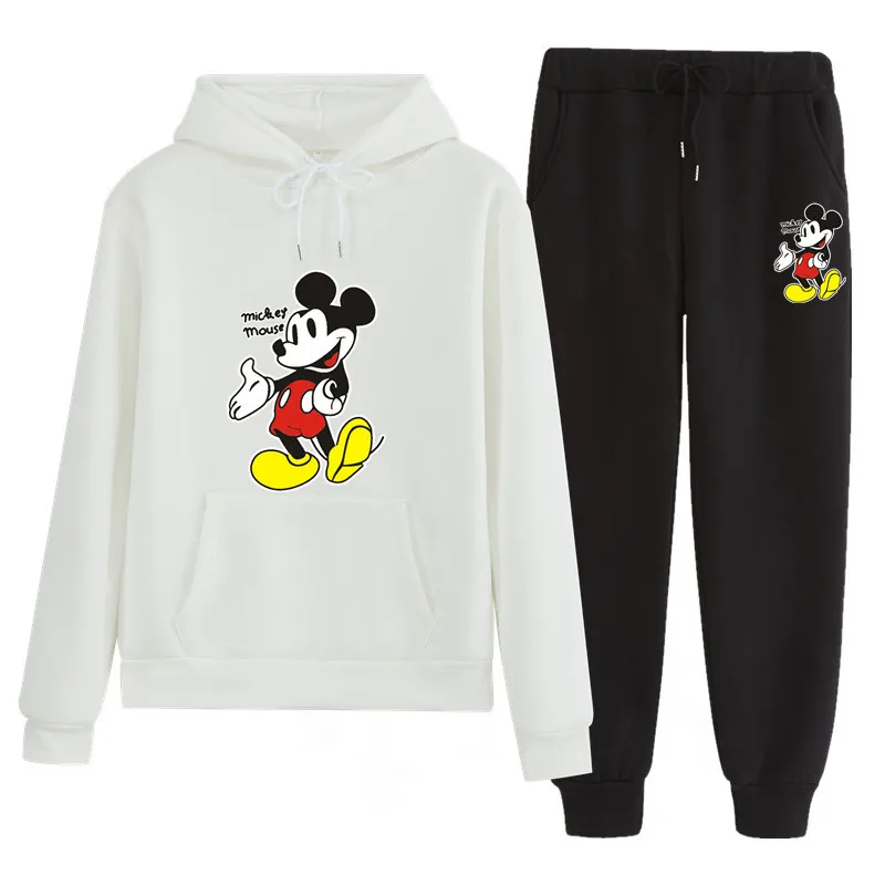 Disney Mickey Mouse Sportswear Fashion cartoon woman 2 piece printed hoodie + pants Sportswear set women clothes
Disney Mickey Mouse Sportswear Fashion cartoon woman 2 piece printed hoodie + pants Sportswear set women clothes