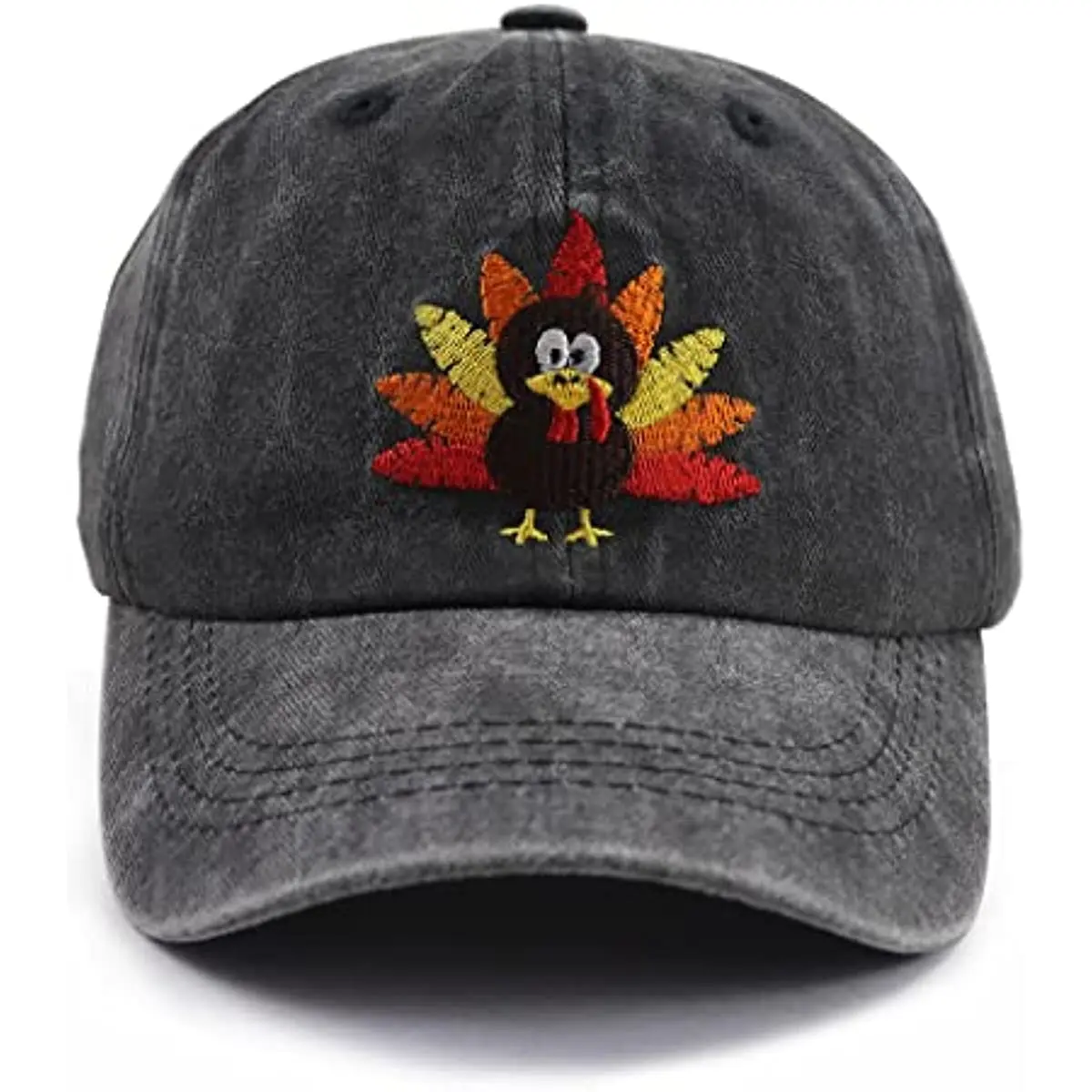Cute Turkey Hat for Kids Age 2-10, Funny Adjustable Cotton Embroidery Thanksgiving Baseball Cap
Cute Turkey Hat for Kids Age 2-10, Funny Adjustable Cotton Embroidery Thanksgiving Baseball Cap