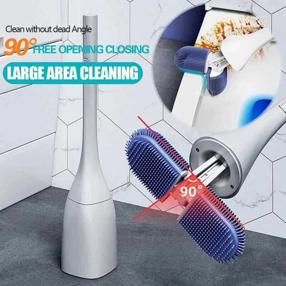 Soft Silicone Toilet Brushes with Hanging Holder Set Wall-Mounted Long Handled Cleaning Brush Hygienic Bathroom Accessories 2022
Soft Silicone Toilet Brushes with Hanging Holder Set Wall-Mounted Long Handled Cleaning Brush Hygienic Bathroom Accessories 2022