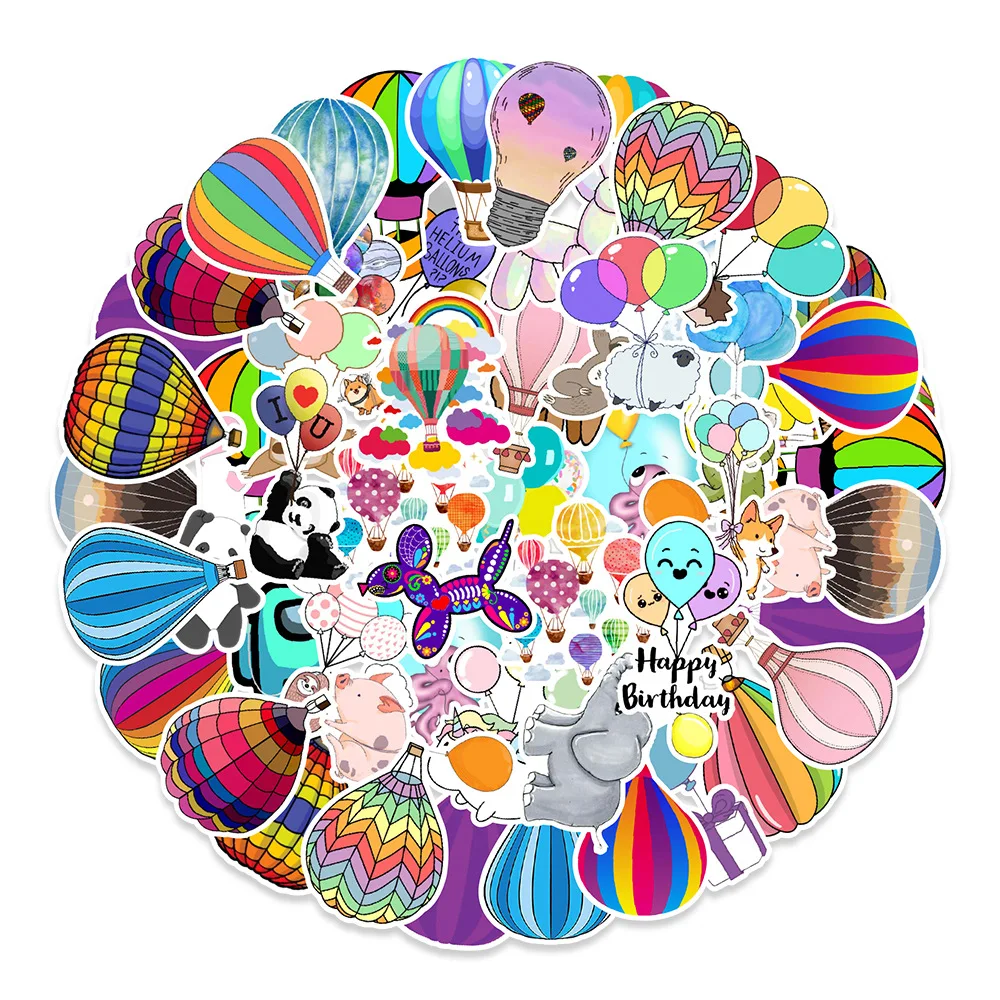 50Pcs Sticker Hot Air Balloon Stickers Cartoon Graffiti Decal Diy Car Fridge Guitar Skateboard Laptop Luggage Decal Kid Toy Gift
50Pcs Sticker Hot Air Balloon Stickers Cartoon Graffiti Decal Diy Car Fridge Guitar Skateboard Laptop Luggage Decal Kid Toy Gift