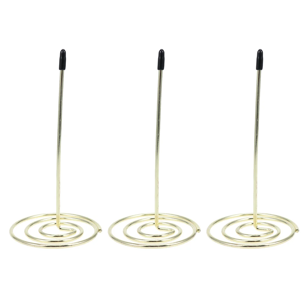 3pcs Useful Menu Summons Fork Invoice Document Notes Metal Needle Holder Storage Organizer for Office Restaurant (Golden)
3pcs Useful Menu Summons Fork Invoice Document Notes Metal Needle Holder Storage Organizer for Office Restaurant (Golden)