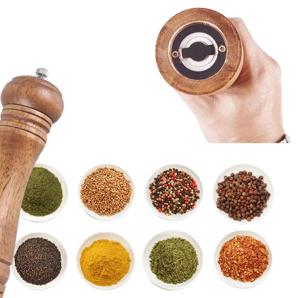 Pepper Grinder 5/8/10 Inch Multi-purpose Manual Oak Wooden Grinder Cooking Accessories Kitchen Spice Ingredients Grinding Tools
Pepper Grinder 5/8/10 Inch Multi-purpose Manual Oak Wooden Grinder Cooking Accessories Kitchen Spice Ingredients Grinding Tools