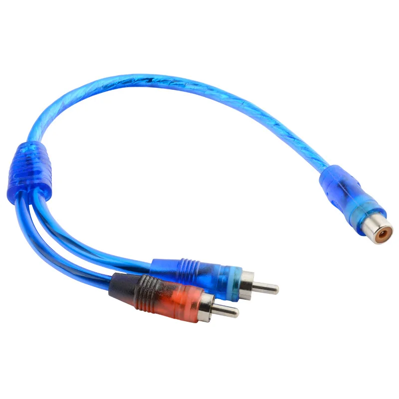 30CM 1RCA Bus To 2RCA Male AV Line One Bus To Two Male Double Lotus Head Short Line Audio Speaker Graphics Cards Console Table 
30CM 1RCA Bus To 2RCA Male AV Line One Bus To Two Male Double Lotus Head Short Line Audio Speaker Graphics Cards Console Table
