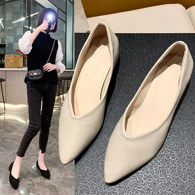 Casual Woman Shoe Female Footwear Modis Shallow Mouth Low Heels Pointed Toe Wedding Dress 2023 New On Heels PU Slip-On Rubber Sq
Casual Woman Shoe Female Footwear Modis Shallow Mouth Low Heels Pointed Toe Wedding Dress 2023 New On Heels PU Slip-On Rubber Sq