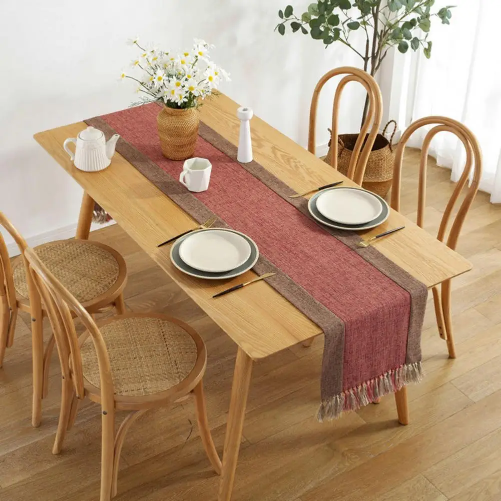 Dinner Tablecloth Unique Anti-Dirt Breathable Patchwork Color Long Table Cloth Household Supplies
Dinner Tablecloth Unique Anti-Dirt Breathable Patchwork Color Long Table Cloth Household Supplies