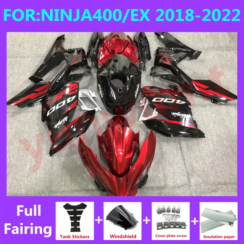 Комплект обтекателей для мотоцикла, подходит для Ninja400, EX400, EX, Ninja 400, 2018, 2019, 2020, 2021, 2022, 2023, комплект обтекателей для кузова, черный, красный
Комплект обтекателей для мотоцикла, подходит для Ninja400, EX400, EX, Ninja 400, 2018, 2019, 2020, 2021, 2022, 2023, комплект обтекателей для кузова, черный, красный