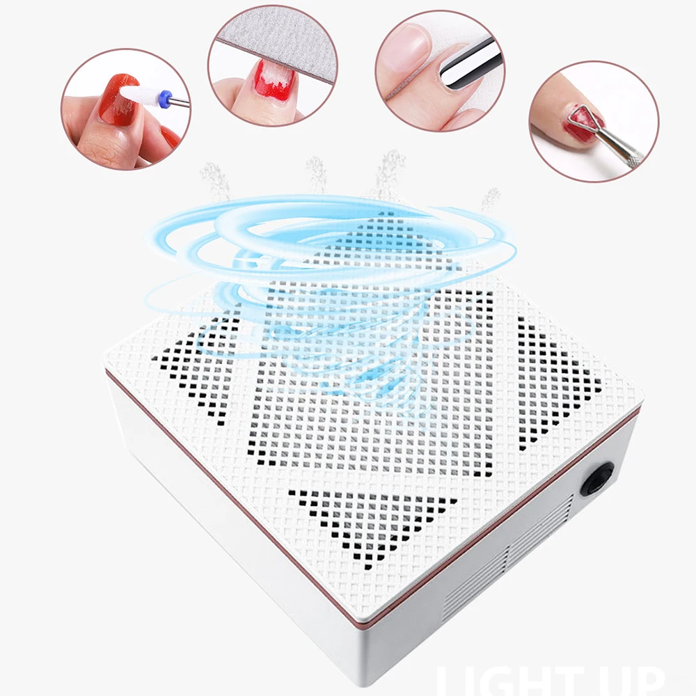120W Nail Dust Suction Collector Fan Vacuum Cleaner Manicure Machine Tools Strong Power UV Gel Polish Dust Fans Art Equipment
120W Nail Dust Suction Collector Fan Vacuum Cleaner Manicure Machine Tools Strong Power UV Gel Polish Dust Fans Art Equipment