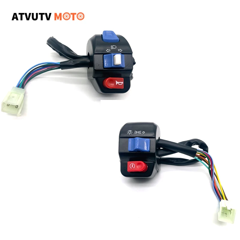 1 Pair Left And Right Handlebar Control Switch Horn Turn Signal 12v Waterproof For Gy6 50cc 125cc 150cc Scooter E-bike Moped
1 Pair Left And Right Handlebar Control Switch Horn Turn Signal 12v Waterproof For Gy6 50cc 125cc 150cc Scooter E-bike Moped