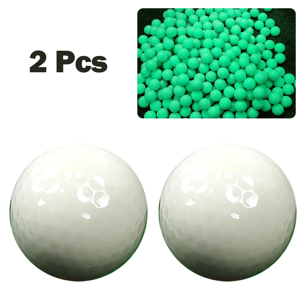 2Pcs Golf Balls Luminous Night Golf Balls Long-lasting Light Up Training Golfs Great Elasticity Night Practice Accessories
2Pcs Golf Balls Luminous Night Golf Balls Long-lasting Light Up Training Golfs Great Elasticity Night Practice Accessories